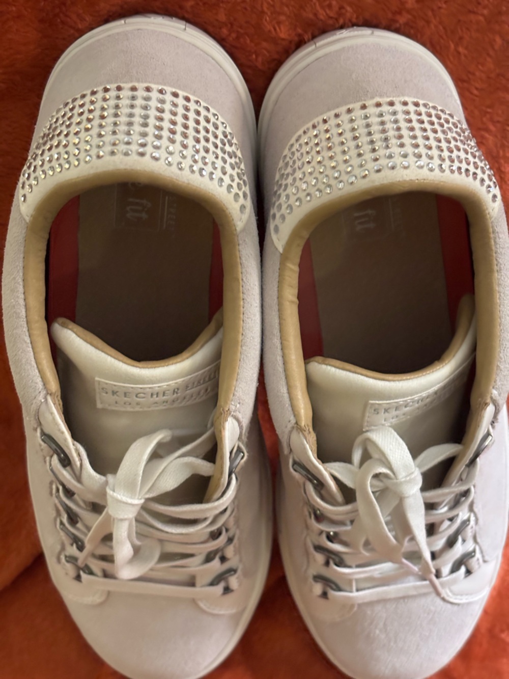 Skechers Street Los Angeles, Rise Fit line, Women’s size 10, Off-White color. - Picture 8 of 11